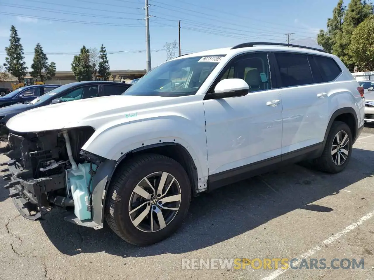 1 Photograph of a damaged car 1V2DP2CA1MC549724 VOLKSWAGEN ATLAS 2021