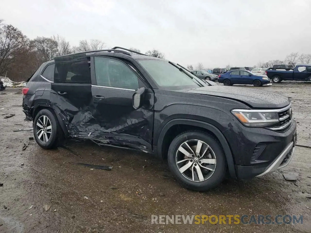4 Фотография поврежденного автомобиля 1V2DP2CA5MC527029 VOLKSWAGEN ATLAS 2021
