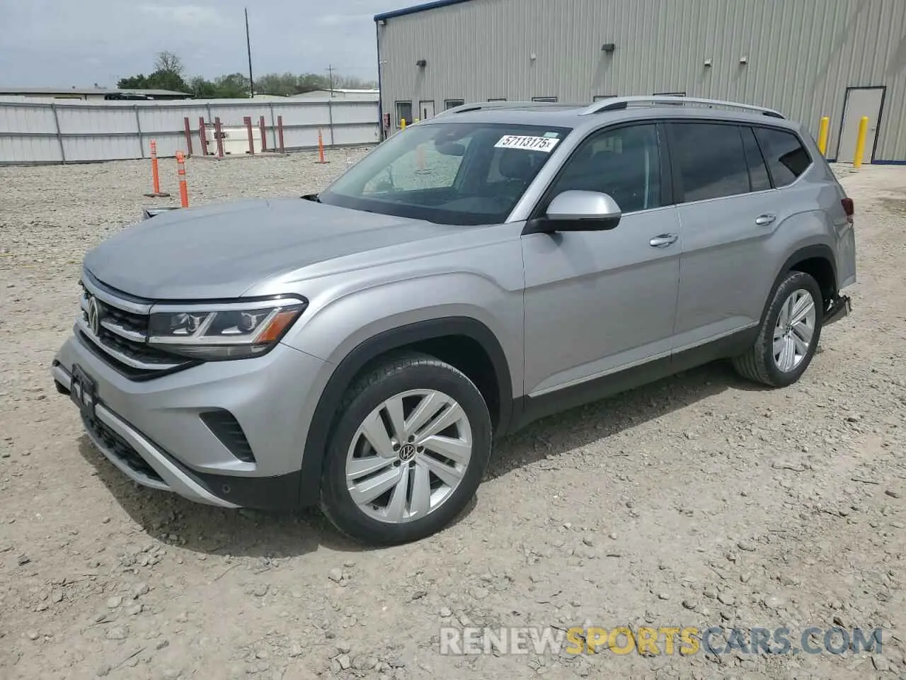 1 Photograph of a damaged car 1V2ER2CA8MC570634 VOLKSWAGEN ATLAS 2021
