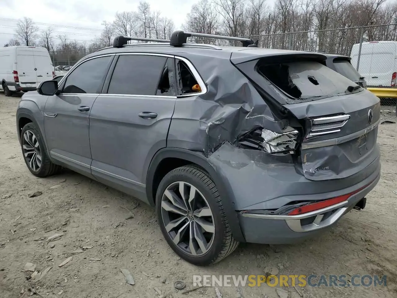 2 Photograph of a damaged car 1V2FE2CA1MC222531 VOLKSWAGEN ATLAS 2021