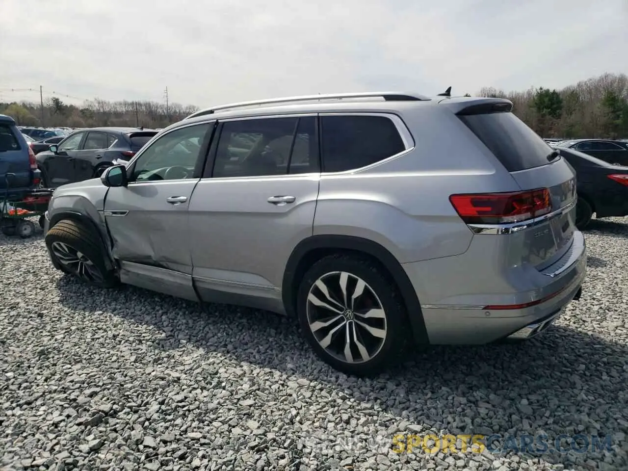 2 Photograph of a damaged car 1V2FR2CA6MC606860 VOLKSWAGEN ATLAS 2021
