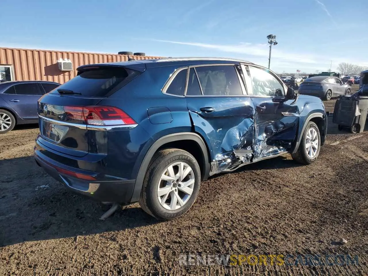 3 Фотография поврежденного автомобиля 1V2GC2CA7MC203640 VOLKSWAGEN ATLAS 2021