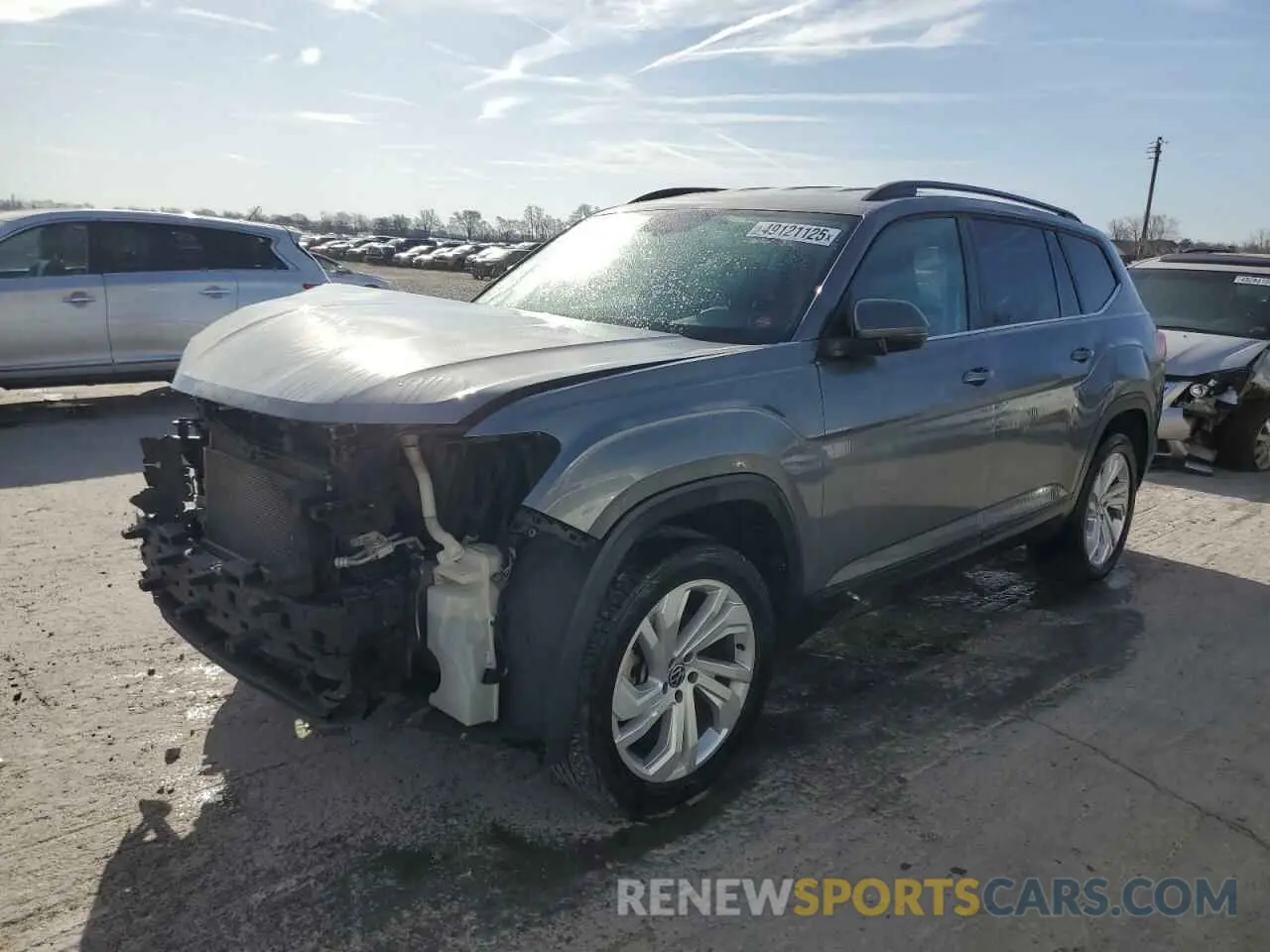 1 Photograph of a damaged car 1V2HR2CA2MC545631 VOLKSWAGEN ATLAS 2021