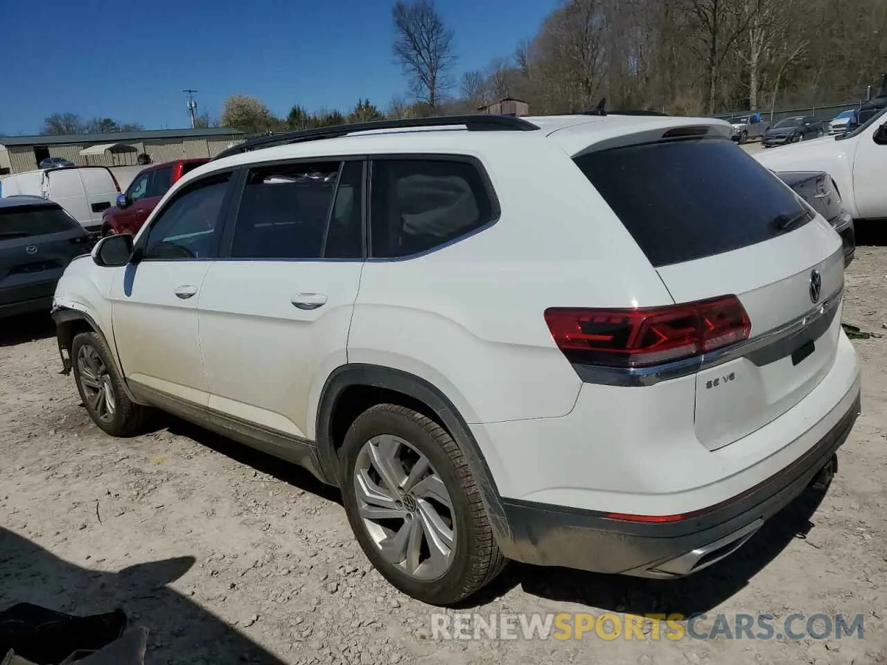 2 Photograph of a damaged car 1V2HR2CA3MC503078 VOLKSWAGEN ATLAS 2021