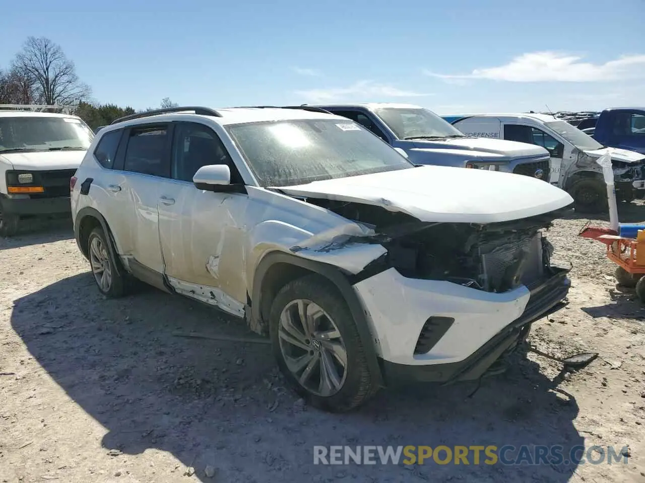 4 Photograph of a damaged car 1V2HR2CA3MC503078 VOLKSWAGEN ATLAS 2021