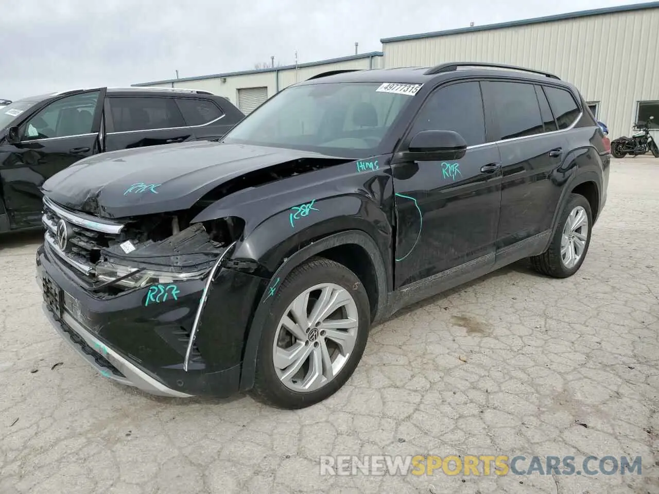 1 Фотография поврежденного автомобиля 1V2HR2CA3MC506689 VOLKSWAGEN ATLAS 2021