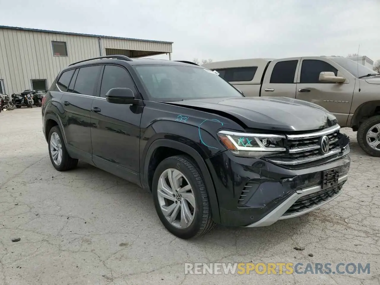 4 Фотография поврежденного автомобиля 1V2HR2CA3MC506689 VOLKSWAGEN ATLAS 2021
