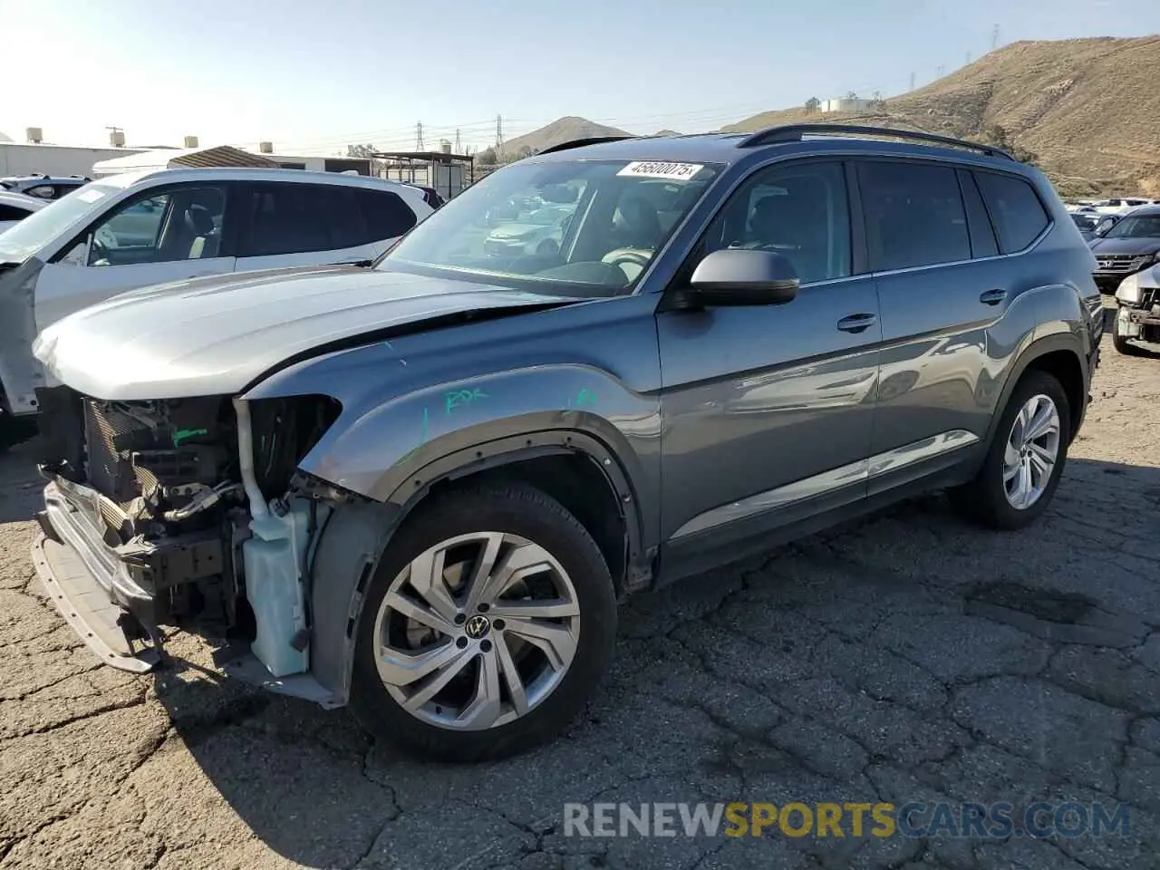 1 Photograph of a damaged car 1V2HR2CA4MC580994 VOLKSWAGEN ATLAS 2021