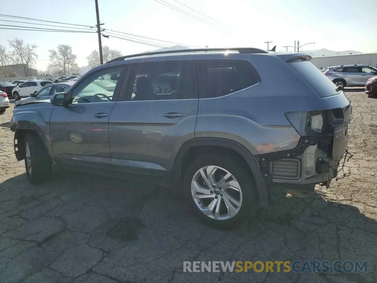 2 Photograph of a damaged car 1V2HR2CA4MC580994 VOLKSWAGEN ATLAS 2021
