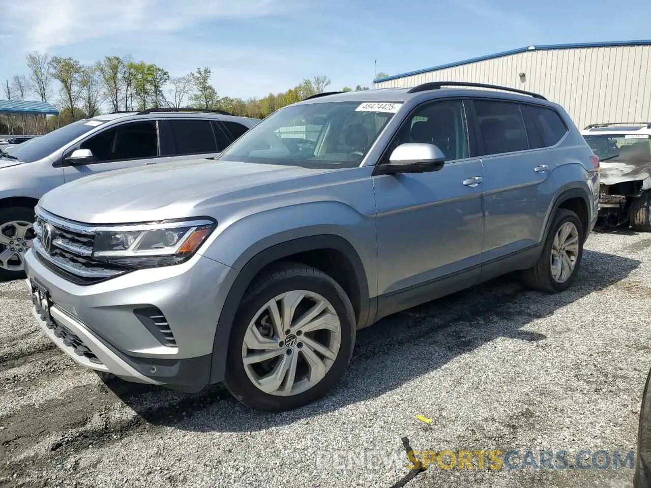 1 Photograph of a damaged car 1V2HR2CA6MC542411 VOLKSWAGEN ATLAS 2021