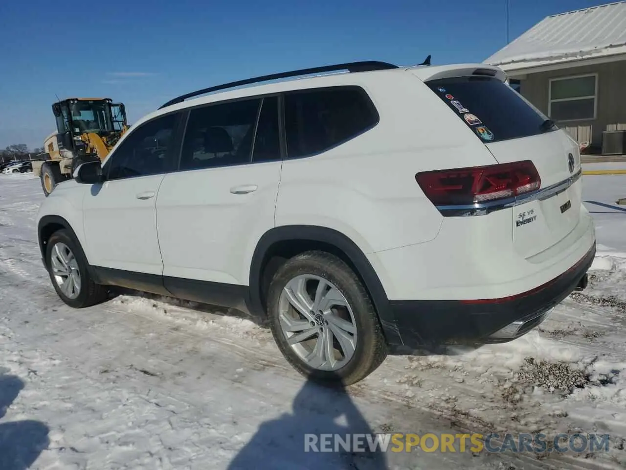 2 Photograph of a damaged car 1V2HR2CA6MC573285 VOLKSWAGEN ATLAS 2021