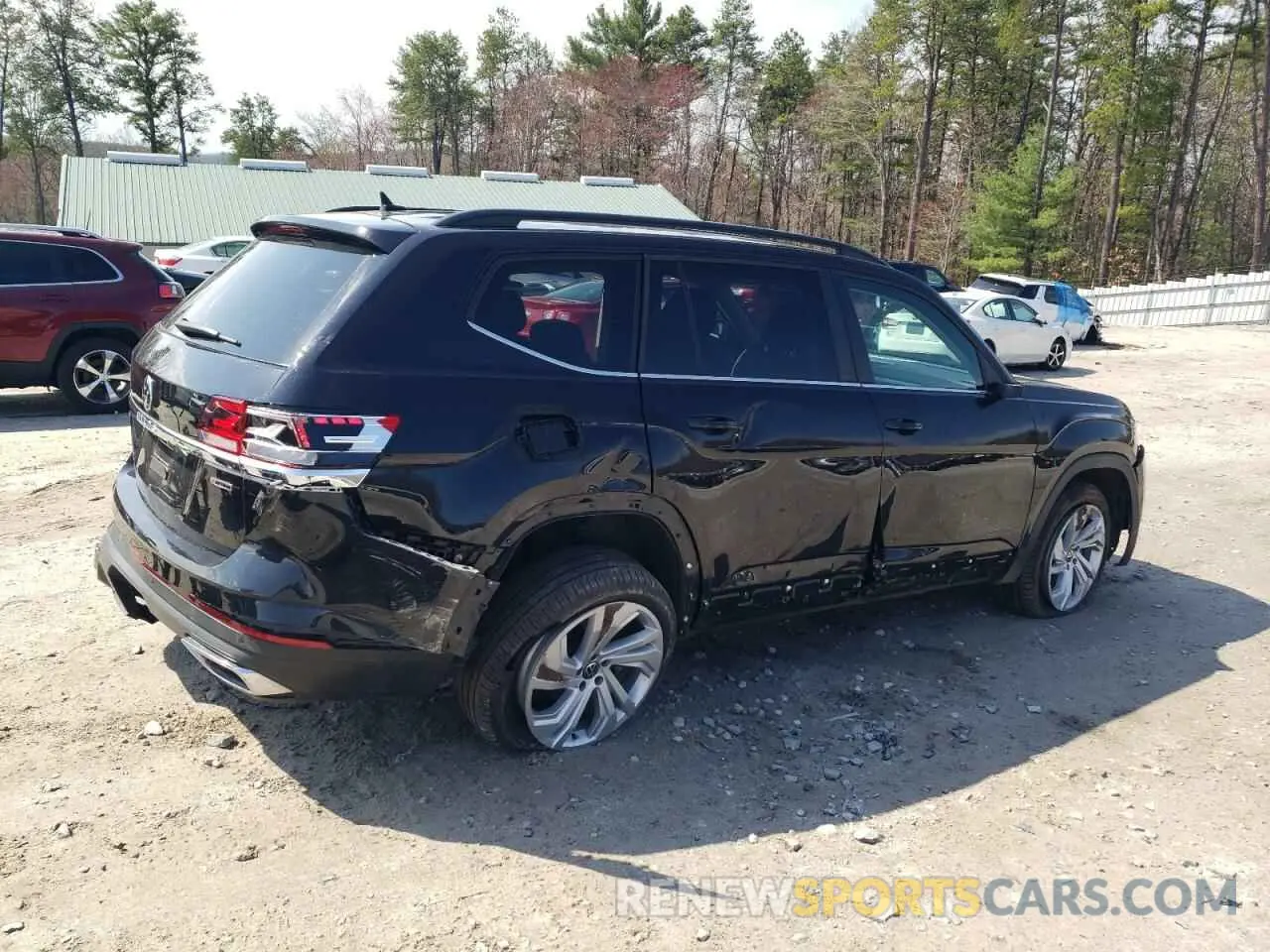 3 Фотография поврежденного автомобиля 1V2HR2CA9MC563706 VOLKSWAGEN ATLAS 2021