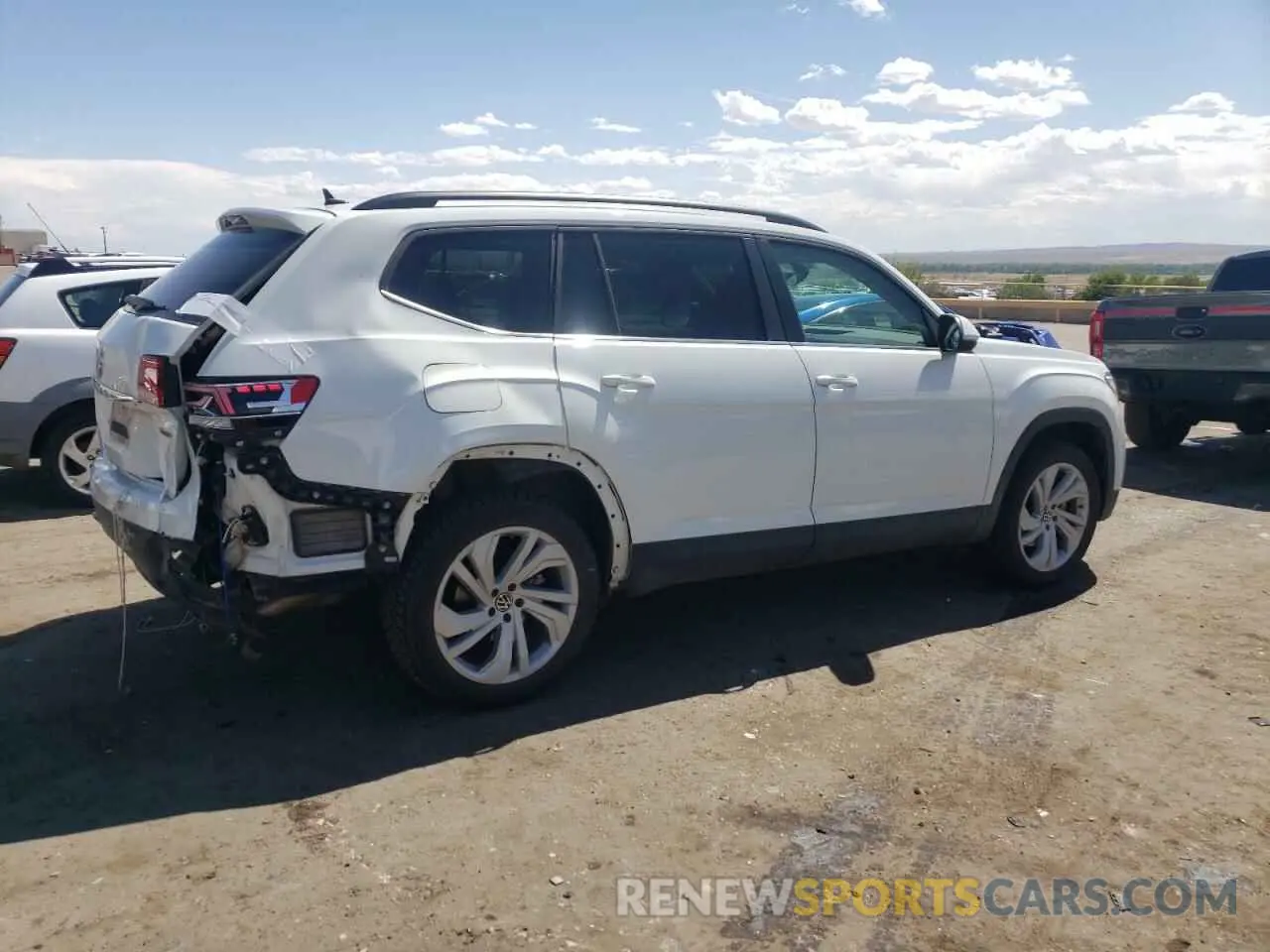 3 Фотография поврежденного автомобиля 1V2HR2CA9MC610541 VOLKSWAGEN ATLAS 2021