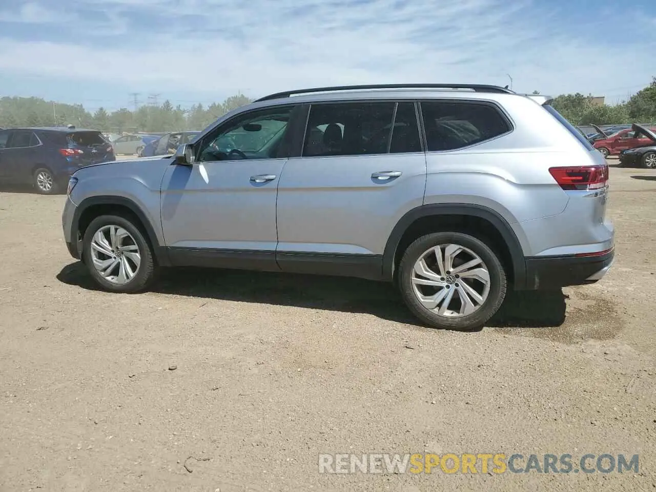 2 Photograph of a damaged car 1V2HR2CAXMC514837 VOLKSWAGEN ATLAS 2021