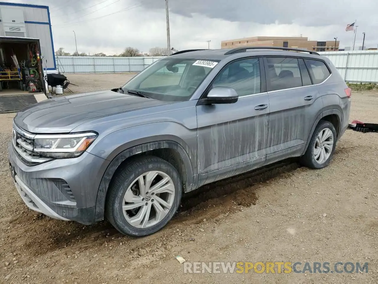 1 Photograph of a damaged car 1V2HR2CAXMC532304 VOLKSWAGEN ATLAS 2021