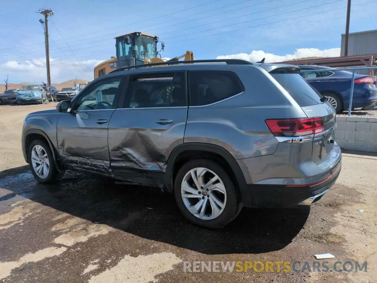 2 Photograph of a damaged car 1V2HR2CAXMC539821 VOLKSWAGEN ATLAS 2021