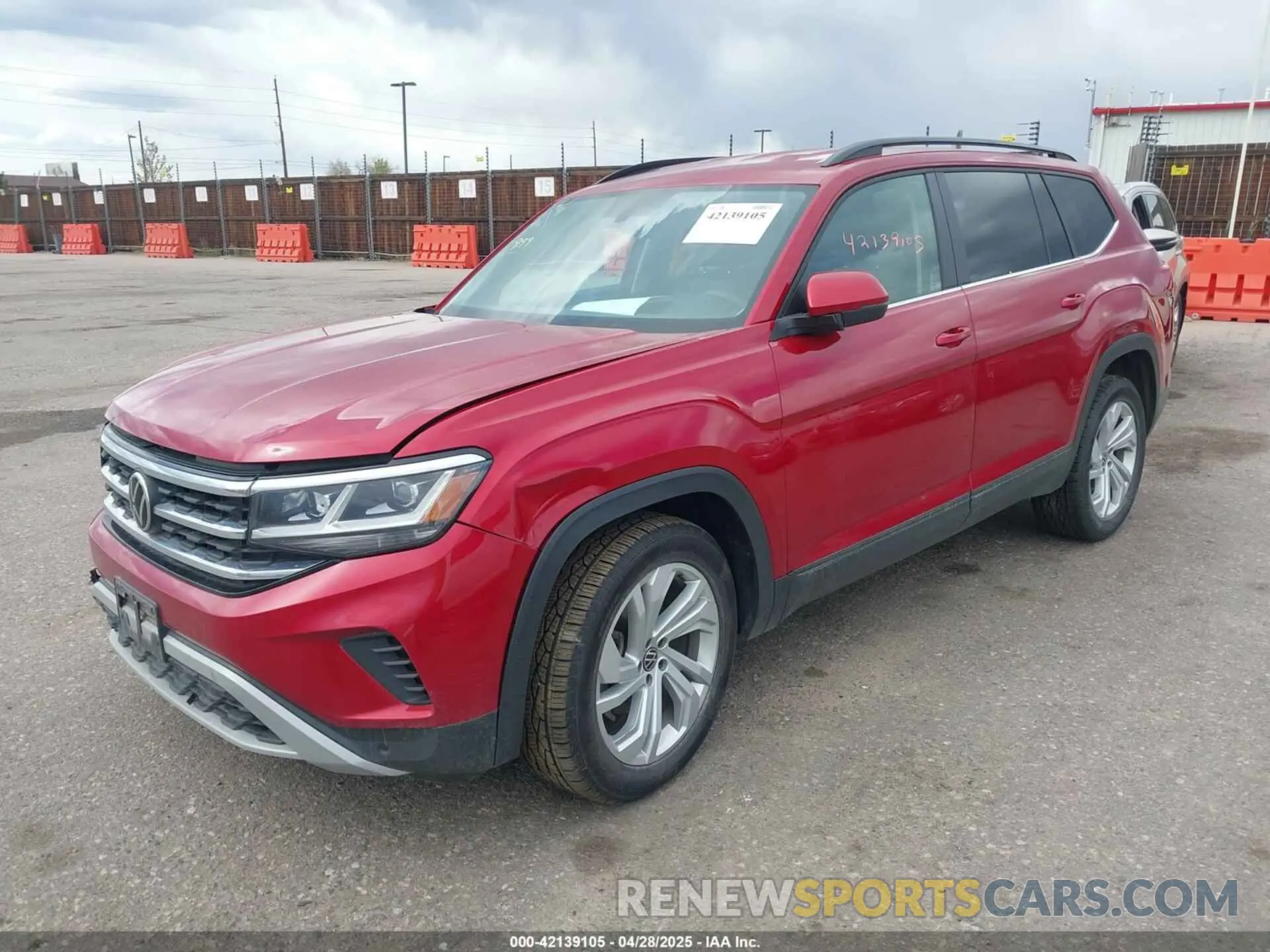 2 Фотография поврежденного автомобиля 1V2HR2CAXMC574861 VOLKSWAGEN ATLAS 2021