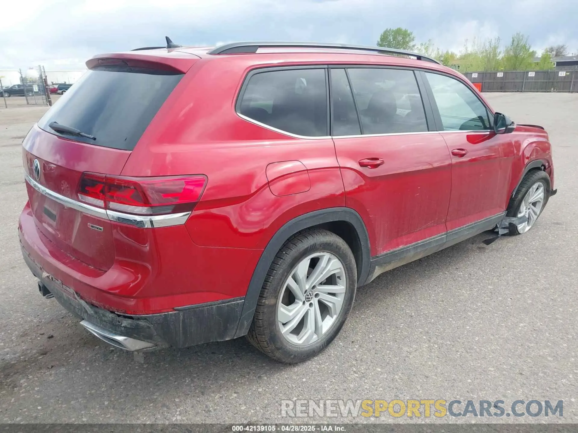 4 Фотография поврежденного автомобиля 1V2HR2CAXMC574861 VOLKSWAGEN ATLAS 2021