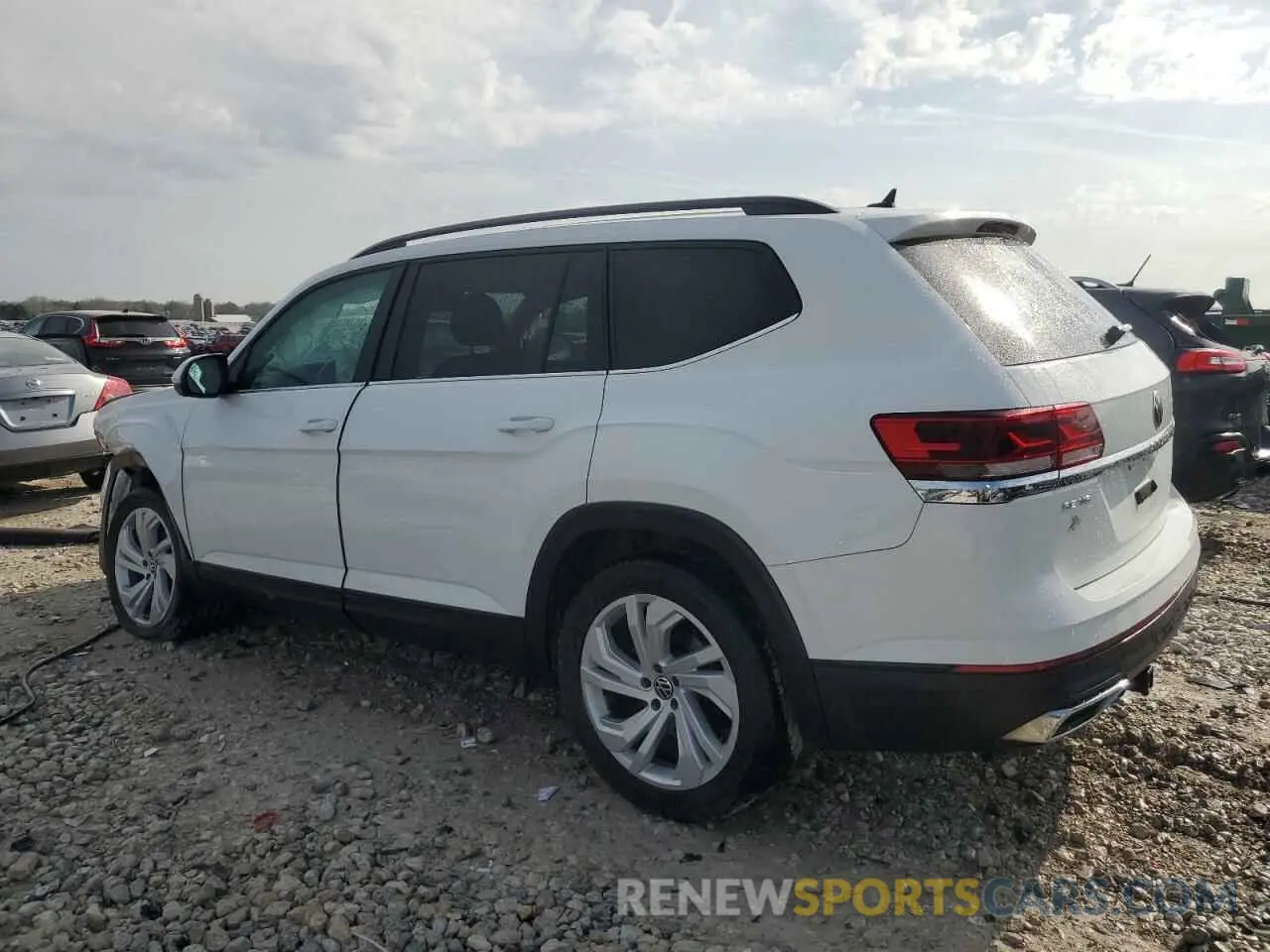 2 Photograph of a damaged car 1V2HR2CAXMC583950 VOLKSWAGEN ATLAS 2021