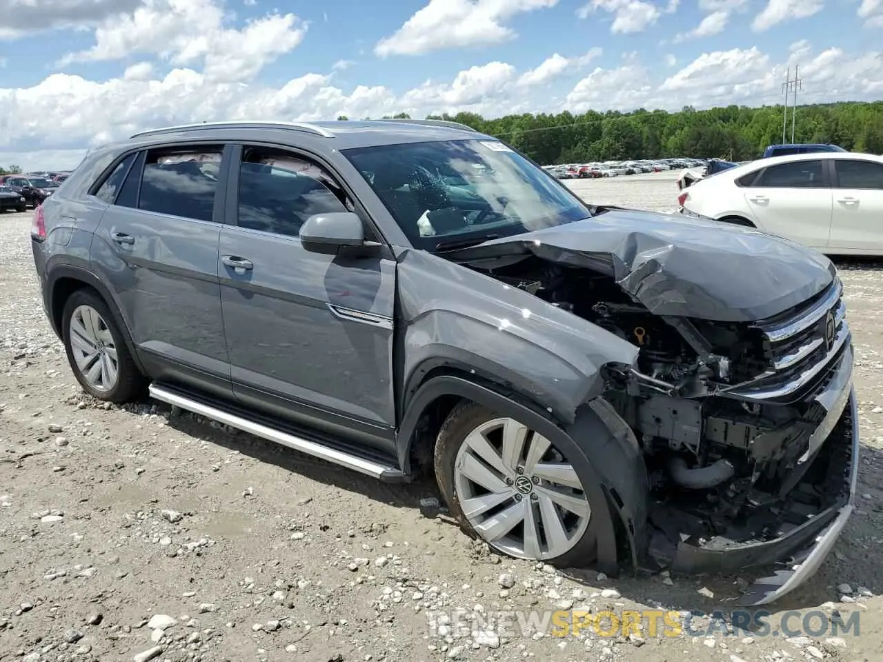 4 Фотография поврежденного автомобиля 1V2JC2CA6MC227031 VOLKSWAGEN ATLAS 2021