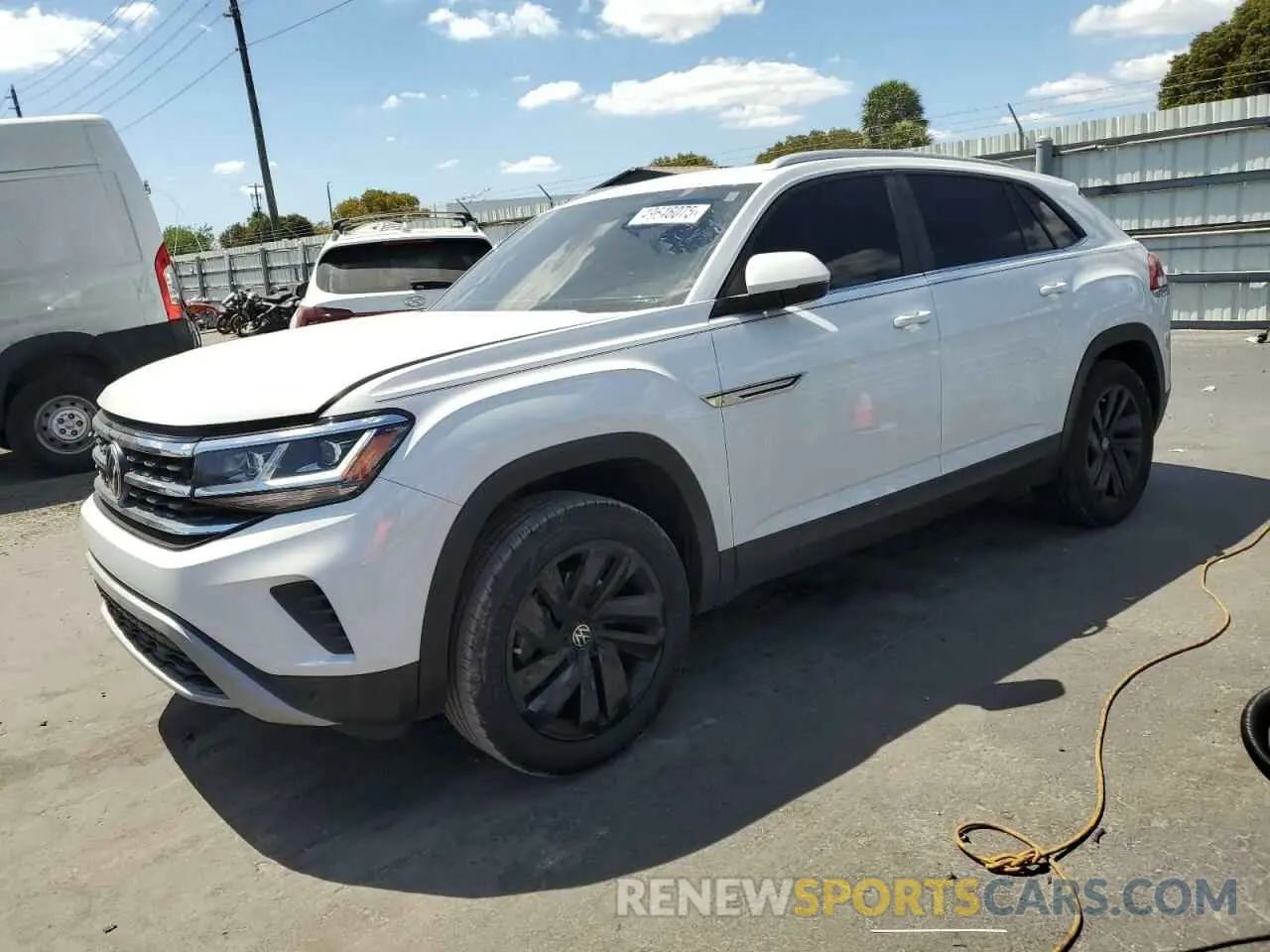 1 Photograph of a damaged car 1V2JC2CA9MC221417 VOLKSWAGEN ATLAS 2021