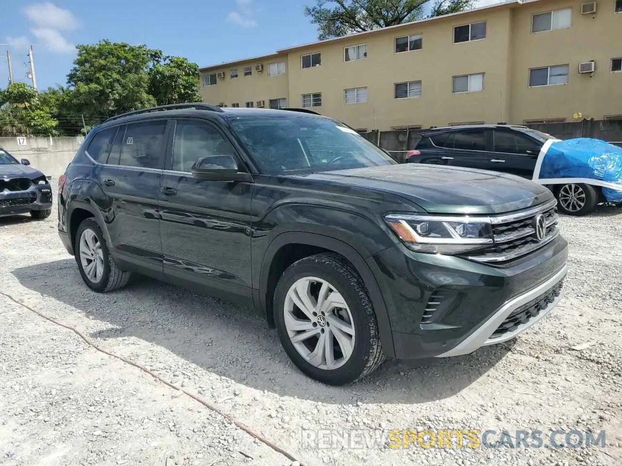 4 Photograph of a damaged car 1V2JR2CA4MC594332 VOLKSWAGEN ATLAS 2021