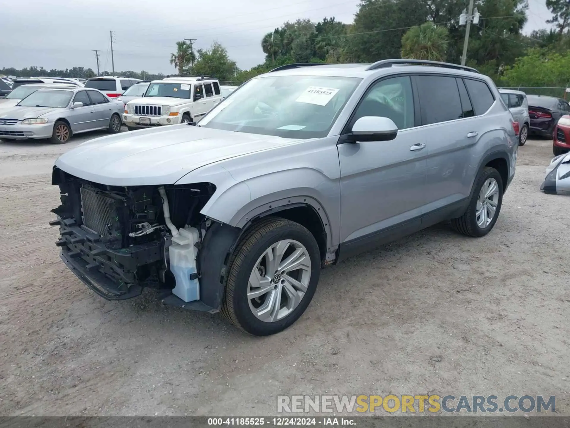 2 Photograph of a damaged car 1V2JR2CA7MC556268 VOLKSWAGEN ATLAS 2021