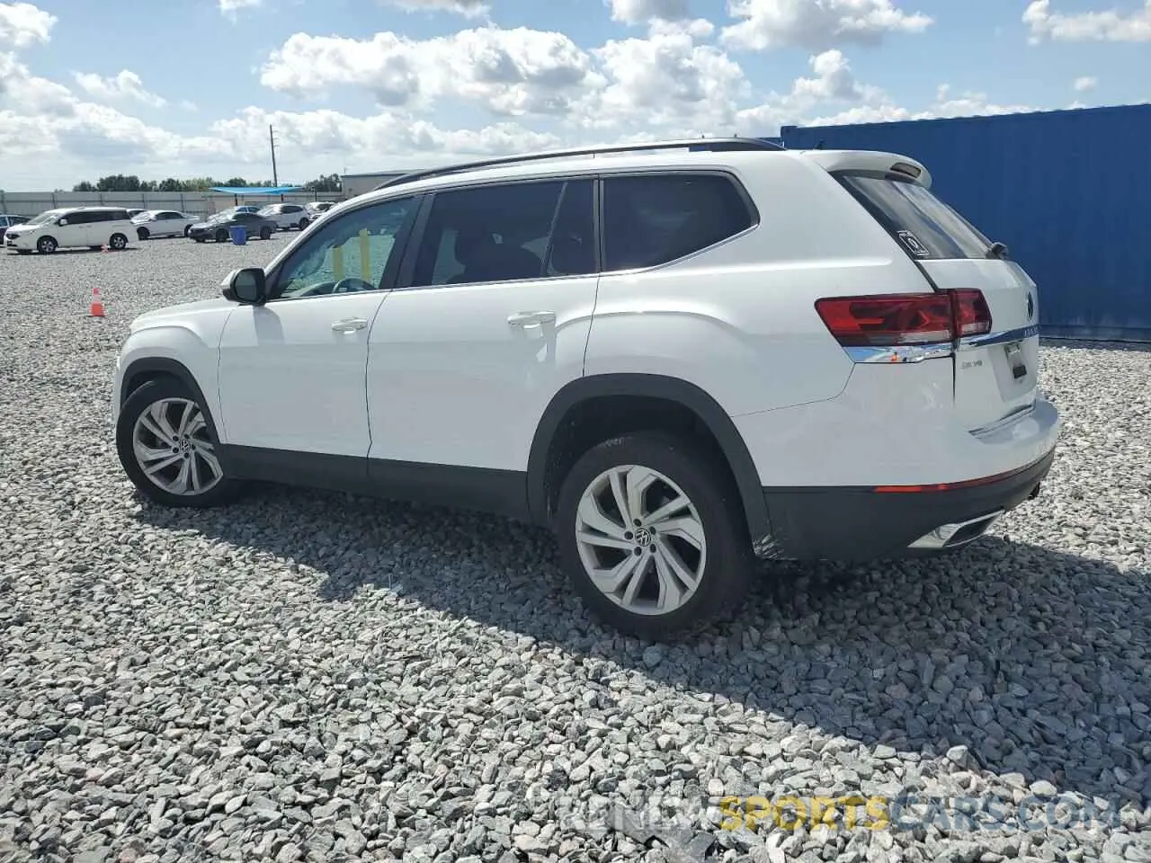 2 Photograph of a damaged car 1V2JR2CA8MC565822 VOLKSWAGEN ATLAS 2021