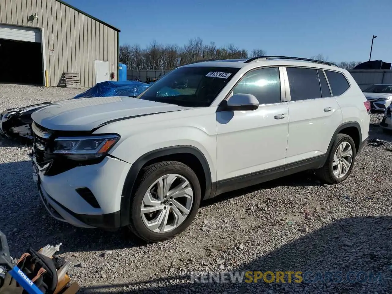 1 Photograph of a damaged car 1V2KP2CA3MC544046 VOLKSWAGEN ATLAS 2021