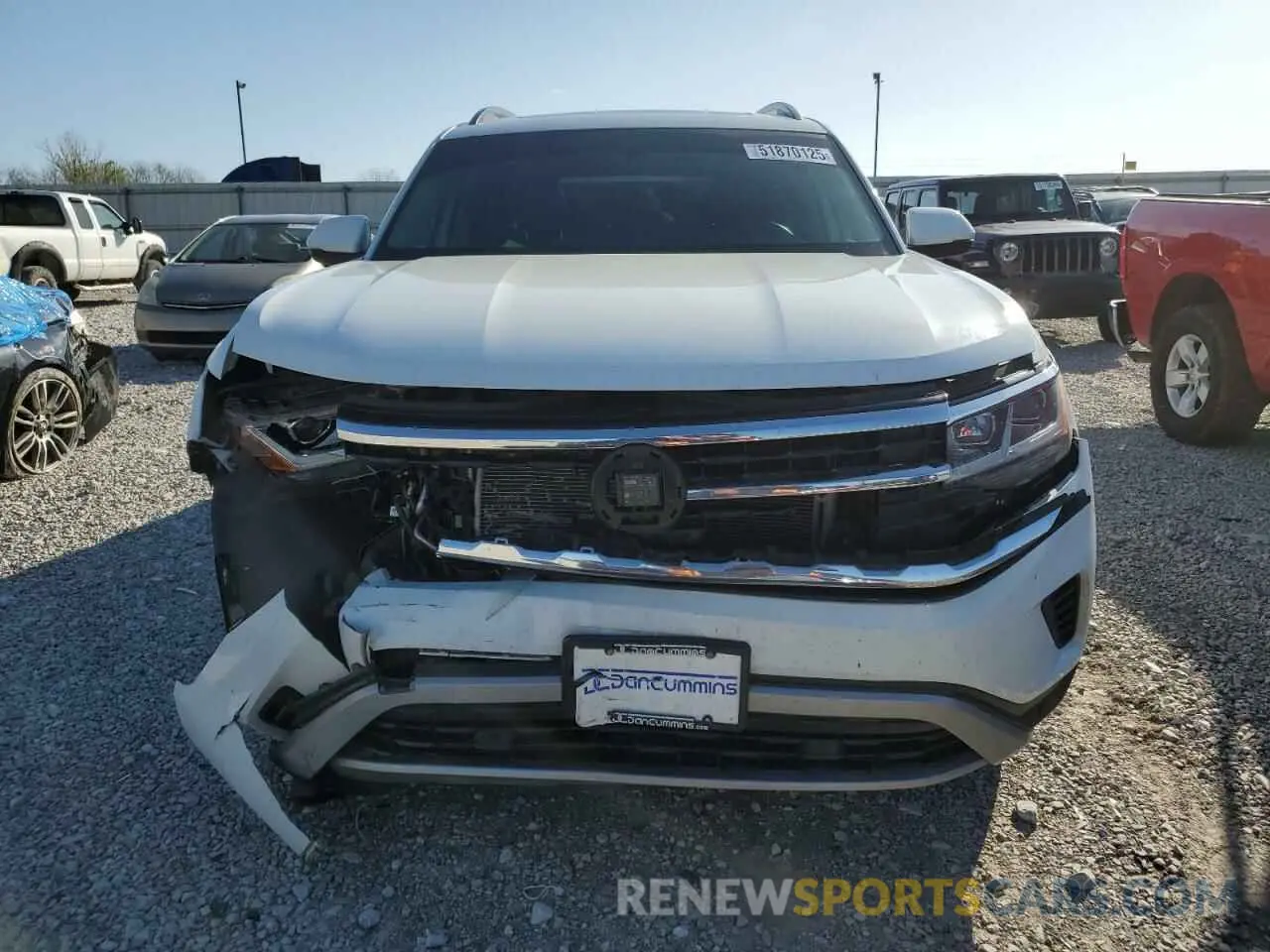 5 Photograph of a damaged car 1V2KP2CA3MC544046 VOLKSWAGEN ATLAS 2021