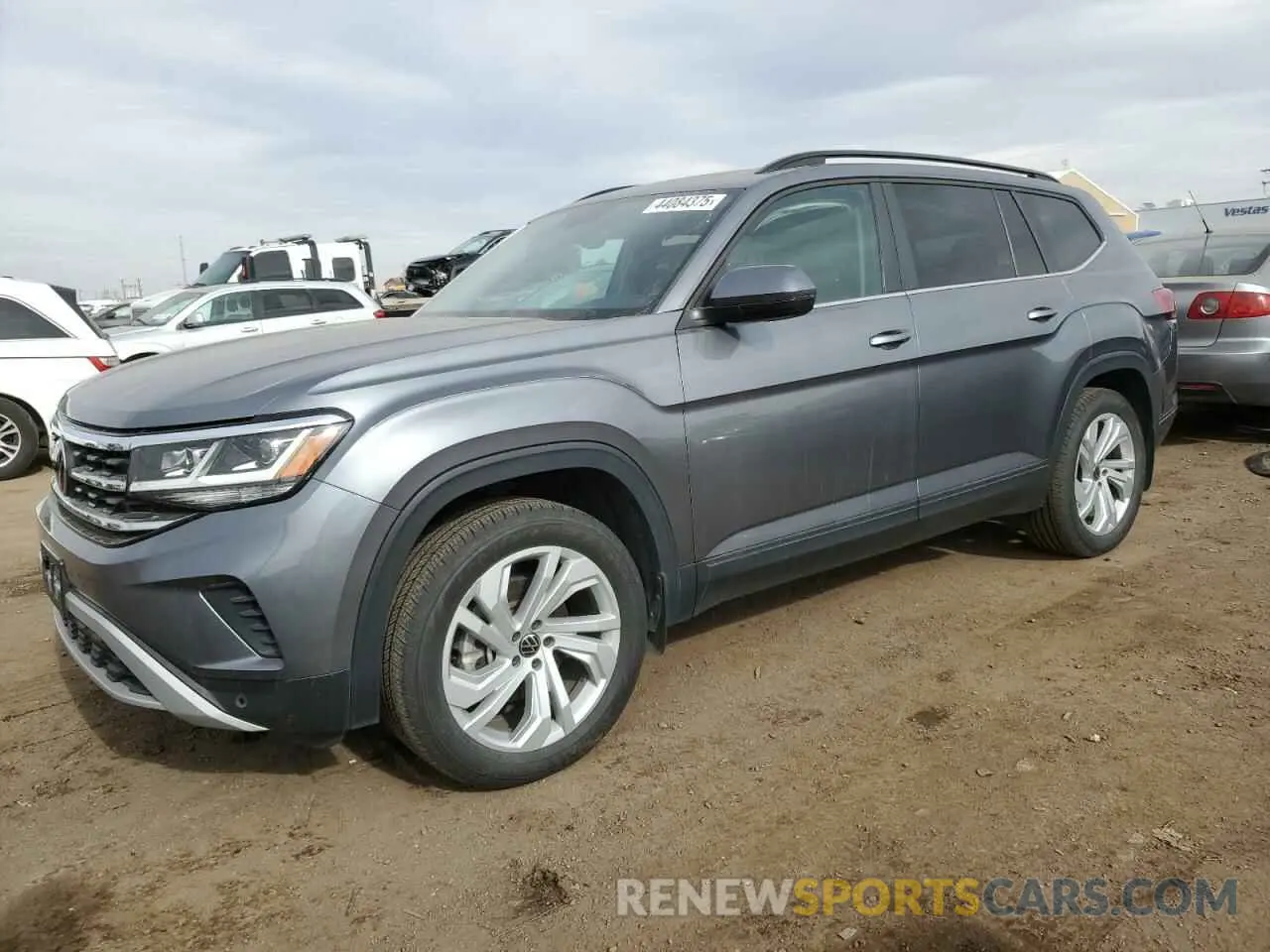 1 Photograph of a damaged car 1V2KP2CA6MC544056 VOLKSWAGEN ATLAS 2021