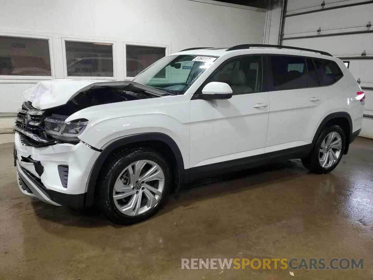 1 Photograph of a damaged car 1V2KR2CA2MC546509 VOLKSWAGEN ATLAS 2021