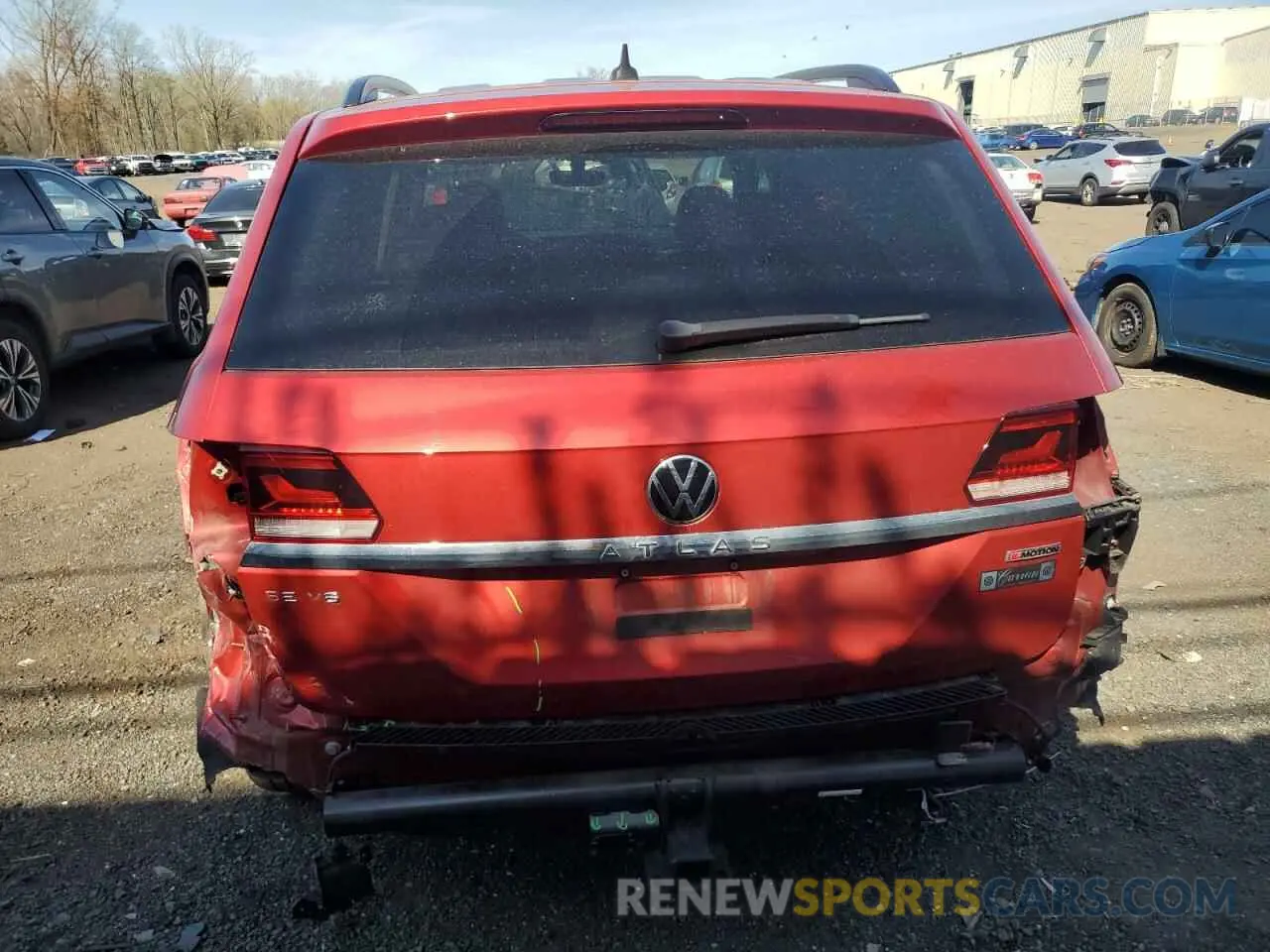 6 Photograph of a damaged car 1V2KR2CA9MC537578 VOLKSWAGEN ATLAS 2021