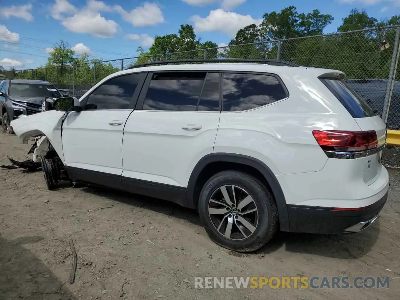 2 Photograph of a damaged car 1V2LP2CA3MC513383 VOLKSWAGEN ATLAS 2021