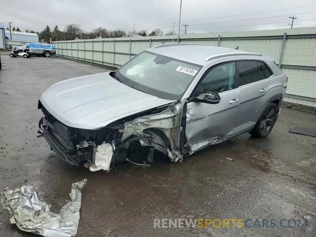 1 Photograph of a damaged car 1V2ME2CA4MC231070 VOLKSWAGEN ATLAS 2021