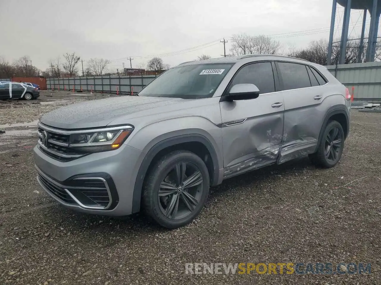 1 Photograph of a damaged car 1V2NE2CA7MC211044 VOLKSWAGEN ATLAS 2021