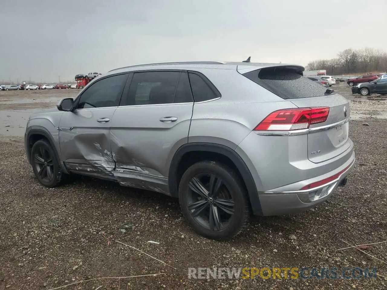 2 Photograph of a damaged car 1V2NE2CA7MC211044 VOLKSWAGEN ATLAS 2021