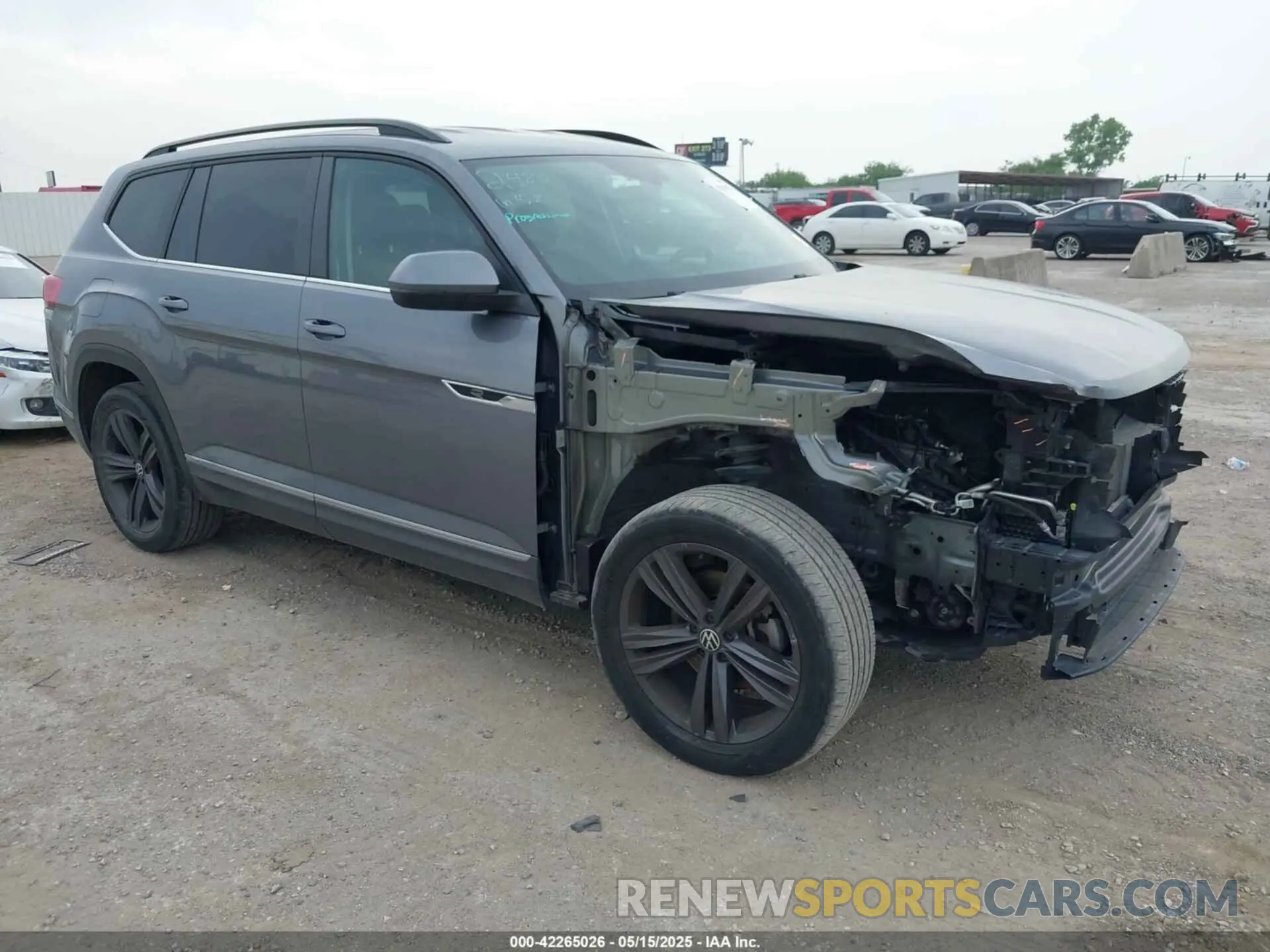 1 Фотография поврежденного автомобиля 1V2NR2CA4MC529207 VOLKSWAGEN ATLAS 2021