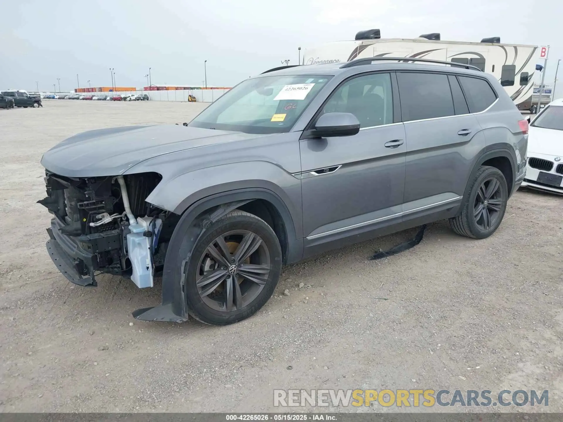 2 Фотография поврежденного автомобиля 1V2NR2CA4MC529207 VOLKSWAGEN ATLAS 2021