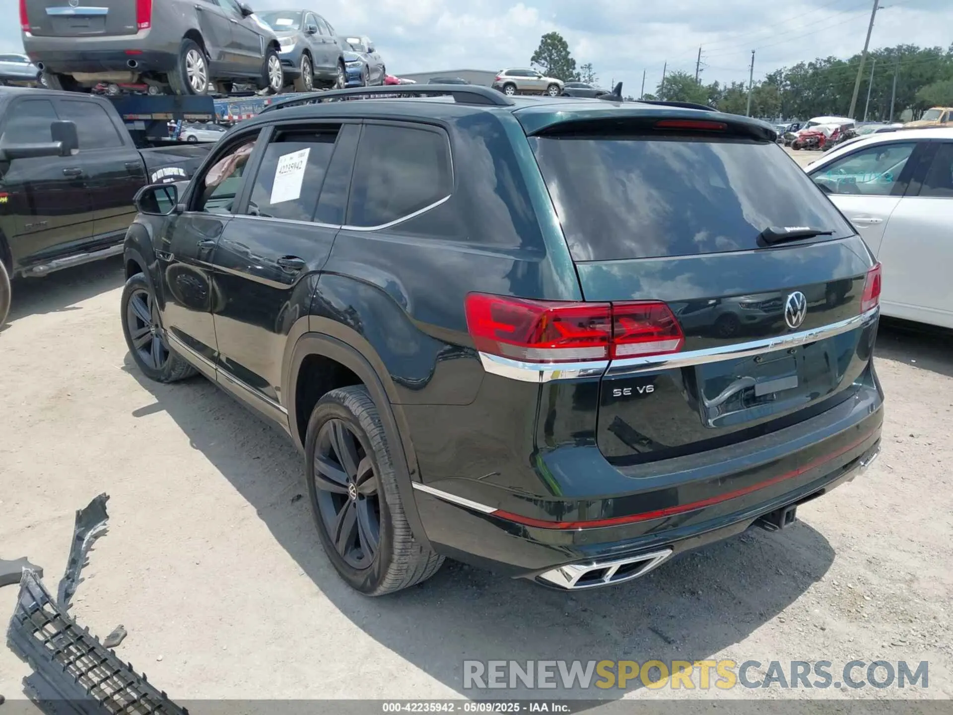 3 Фотография поврежденного автомобиля 1V2PR2CA7MC510191 VOLKSWAGEN ATLAS 2021