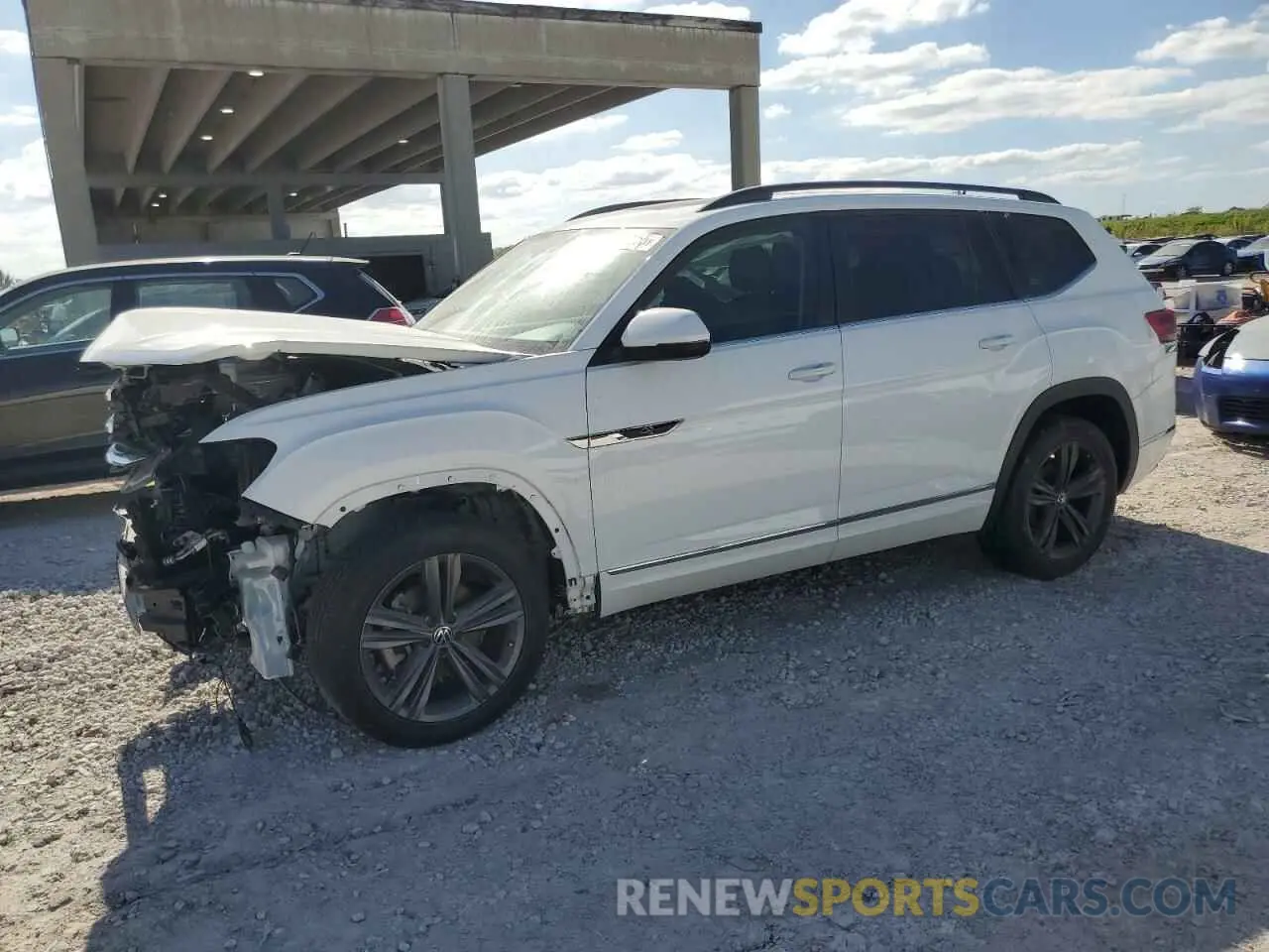 1 Photograph of a damaged car 1V2PR2CA7MC569242 VOLKSWAGEN ATLAS 2021