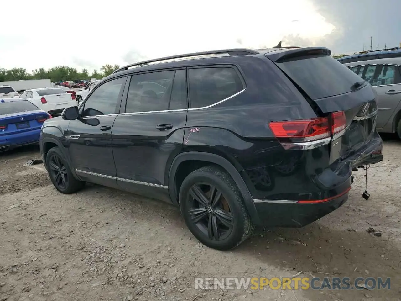2 Фотография поврежденного автомобиля 1V2RR2CA6MC600750 VOLKSWAGEN ATLAS 2021