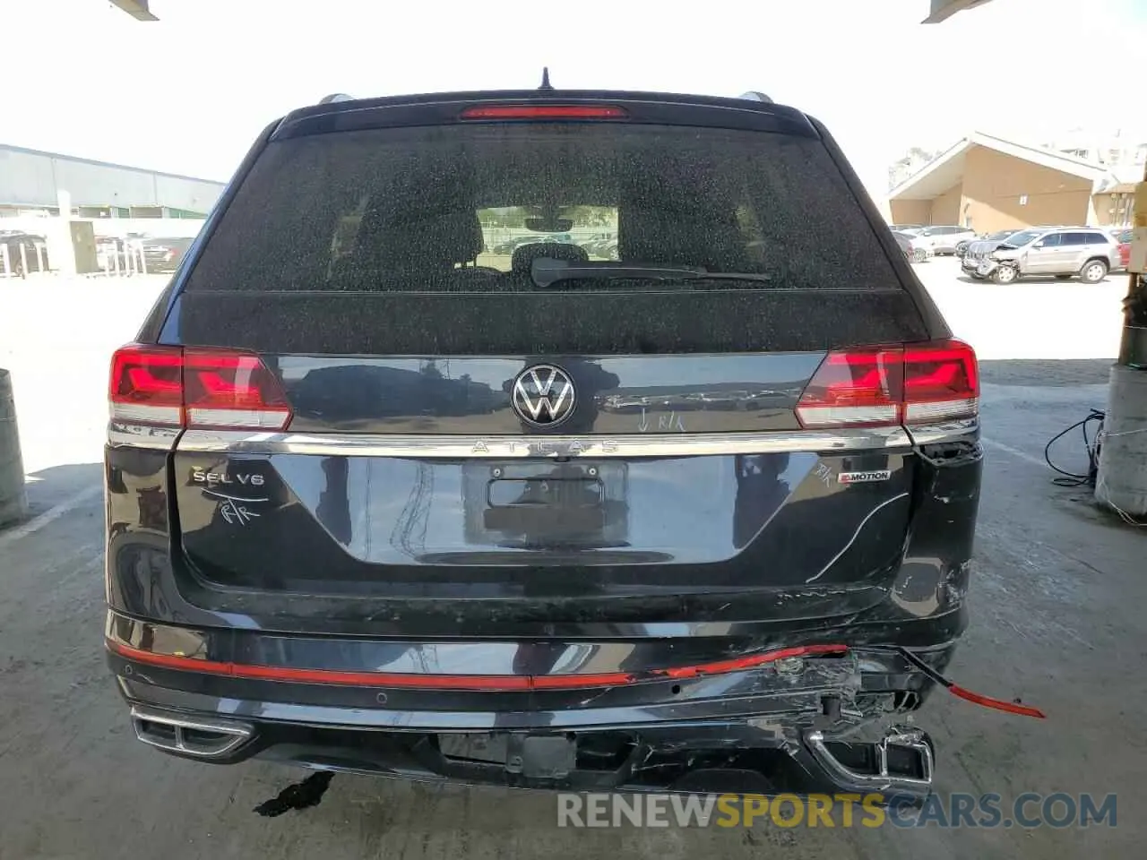 6 Photograph of a damaged car 1V2SR2CAXMC536777 VOLKSWAGEN ATLAS 2021