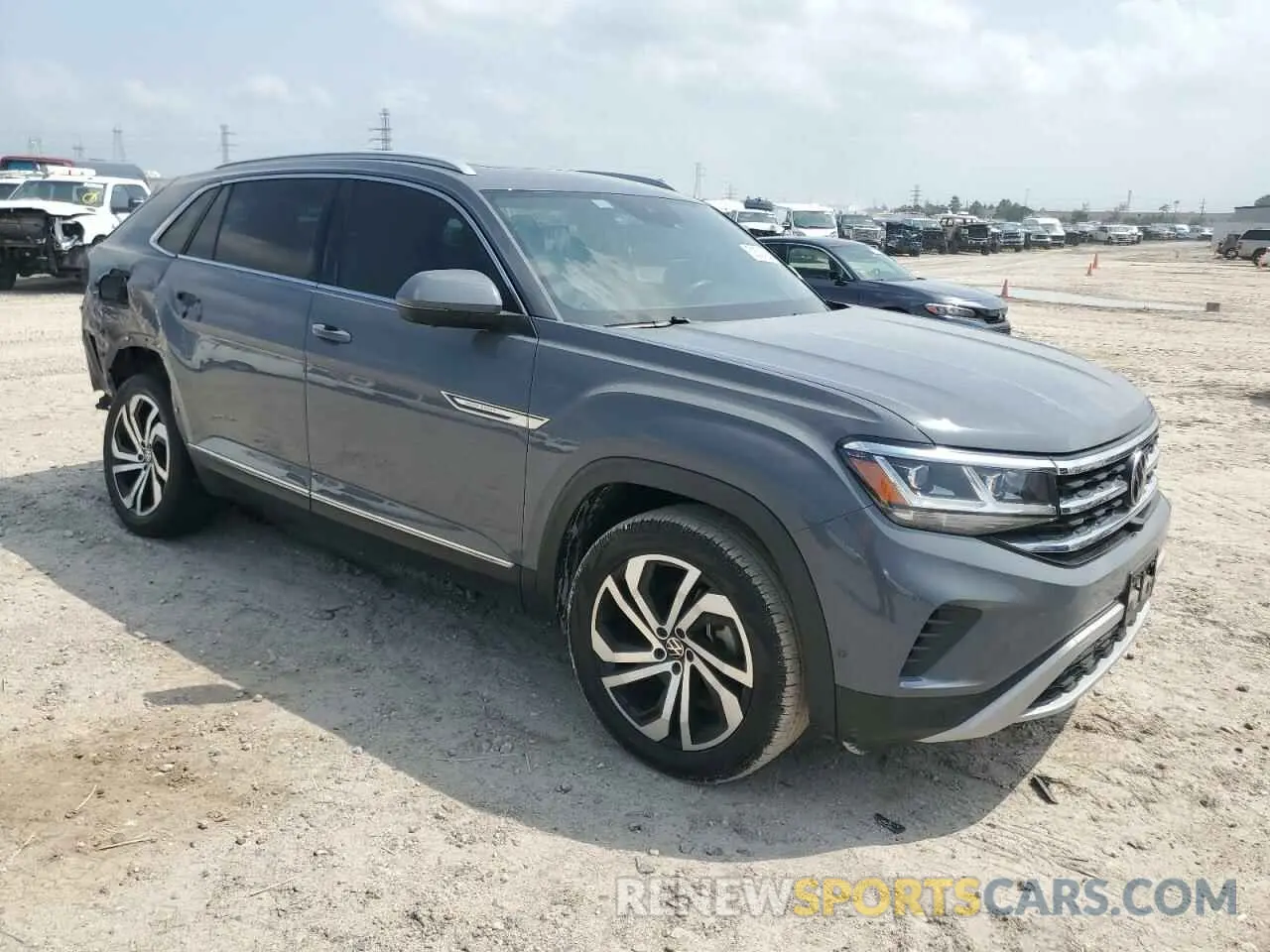 4 Фотография поврежденного автомобиля 1V2TE2CA3MC201361 VOLKSWAGEN ATLAS 2021