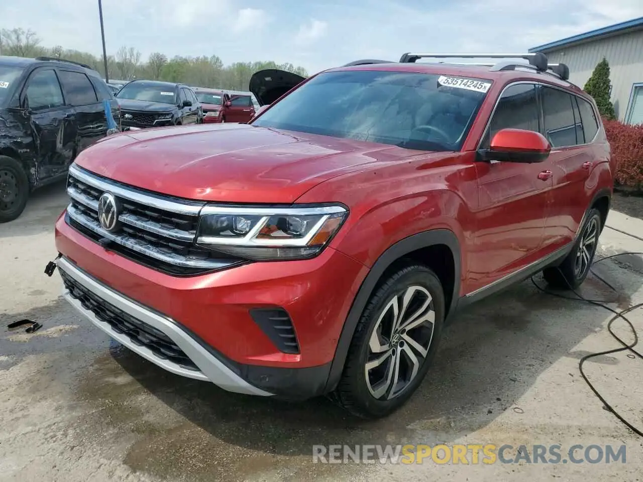 1 Photograph of a damaged car 1V2TP2CA2MC562543 VOLKSWAGEN ATLAS 2021