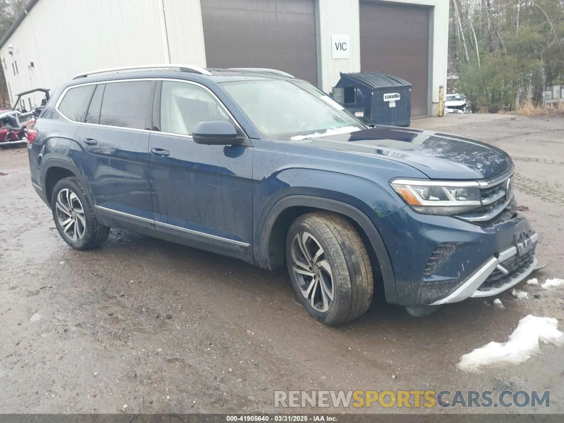 1 Photograph of a damaged car 1V2TR2CA2MC505074 VOLKSWAGEN ATLAS 2021