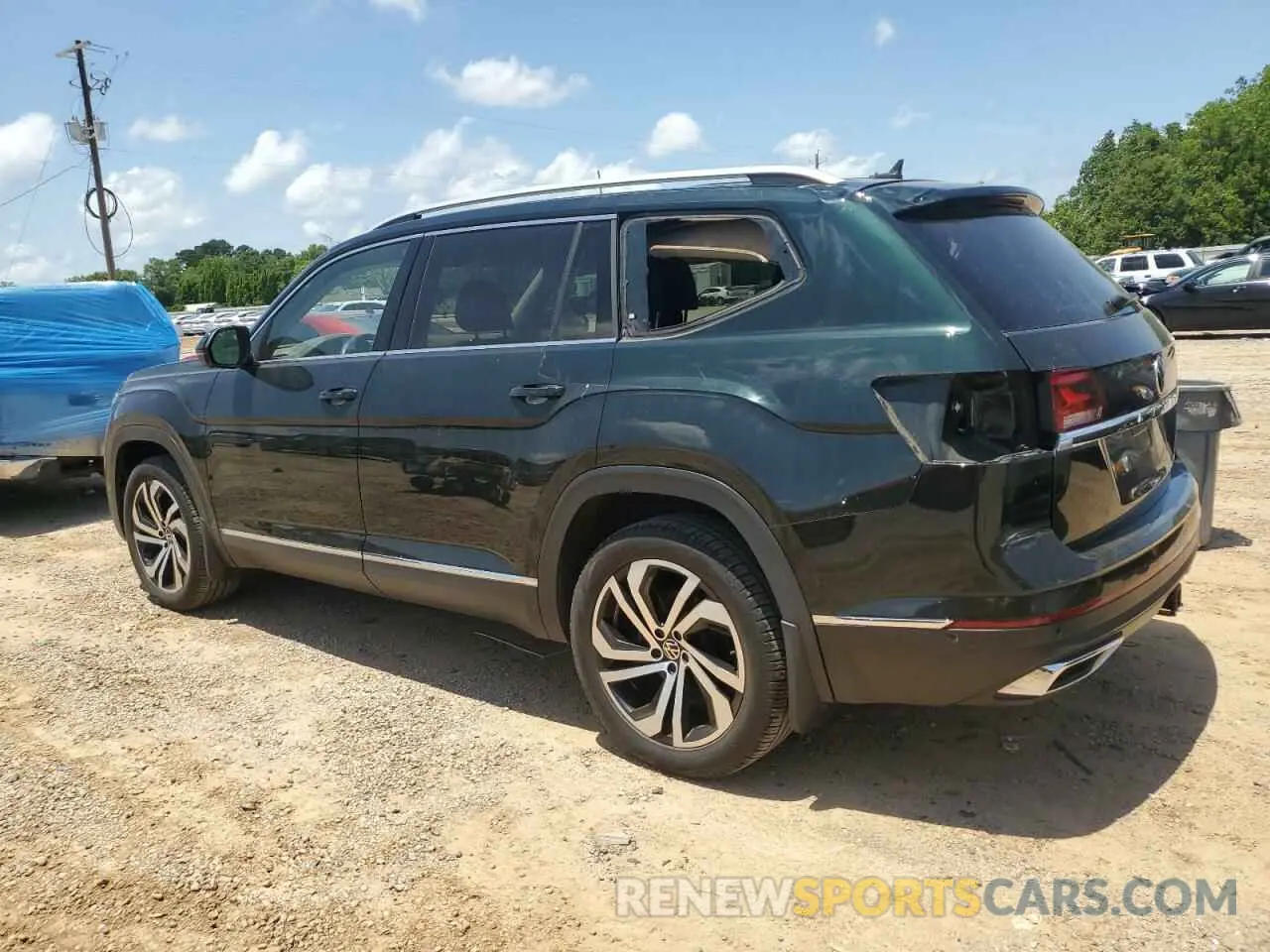2 Photograph of a damaged car 1V2TR2CA7MC514918 VOLKSWAGEN ATLAS 2021
