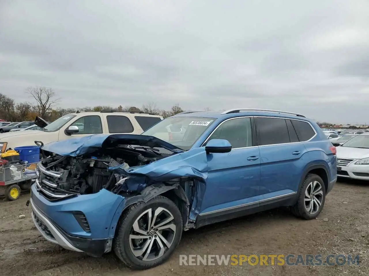 1 Фотография поврежденного автомобиля 1V2TR2CA8MC535700 VOLKSWAGEN ATLAS 2021