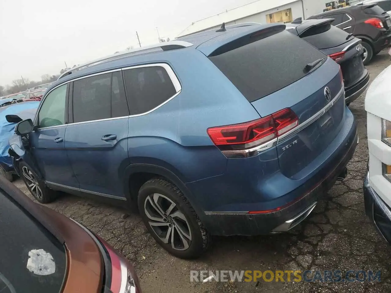 2 Фотография поврежденного автомобиля 1V2TR2CA8MC535700 VOLKSWAGEN ATLAS 2021