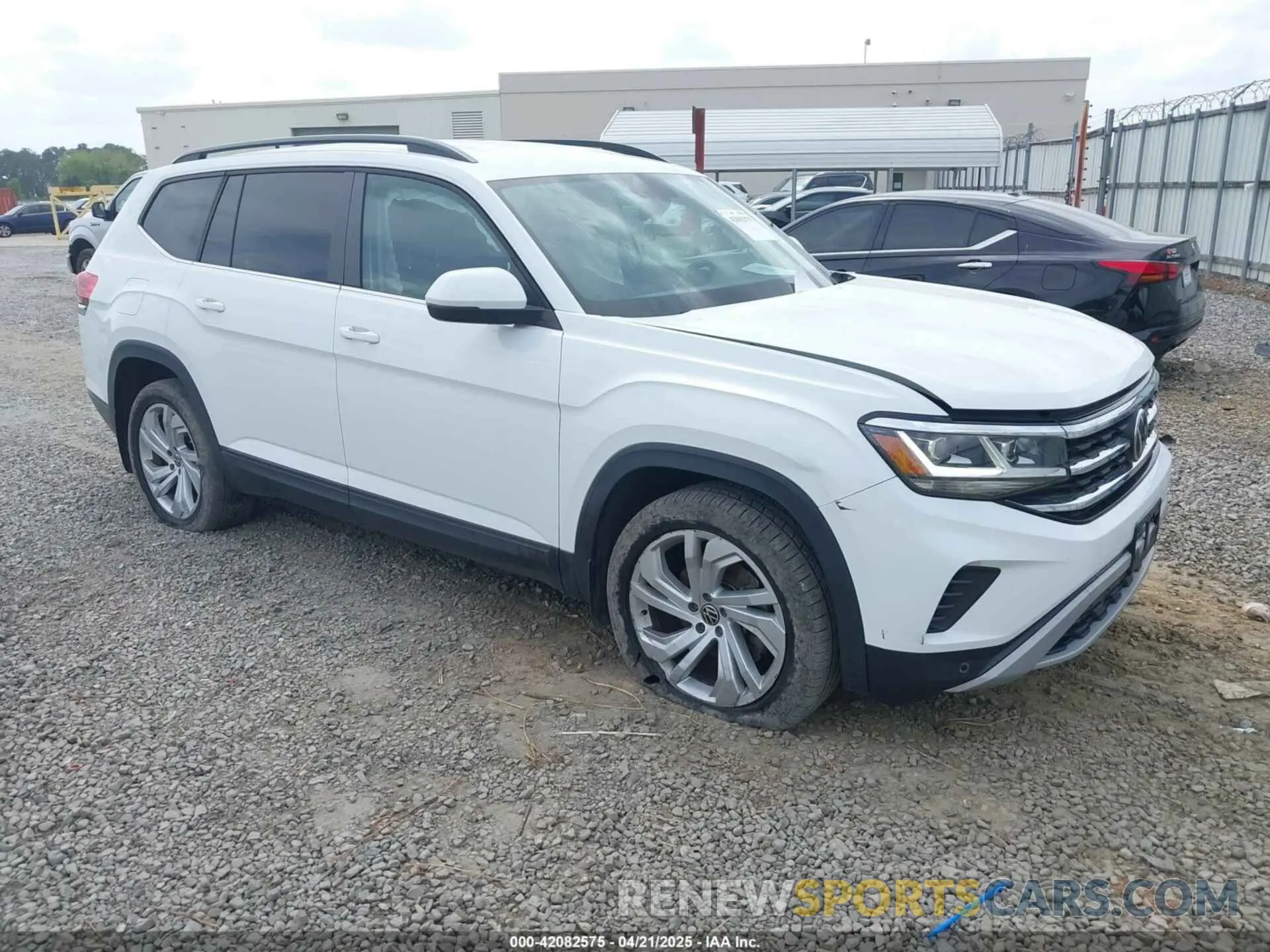 1 Photograph of a damaged car 1V2WP2CA3MC527040 VOLKSWAGEN ATLAS 2021